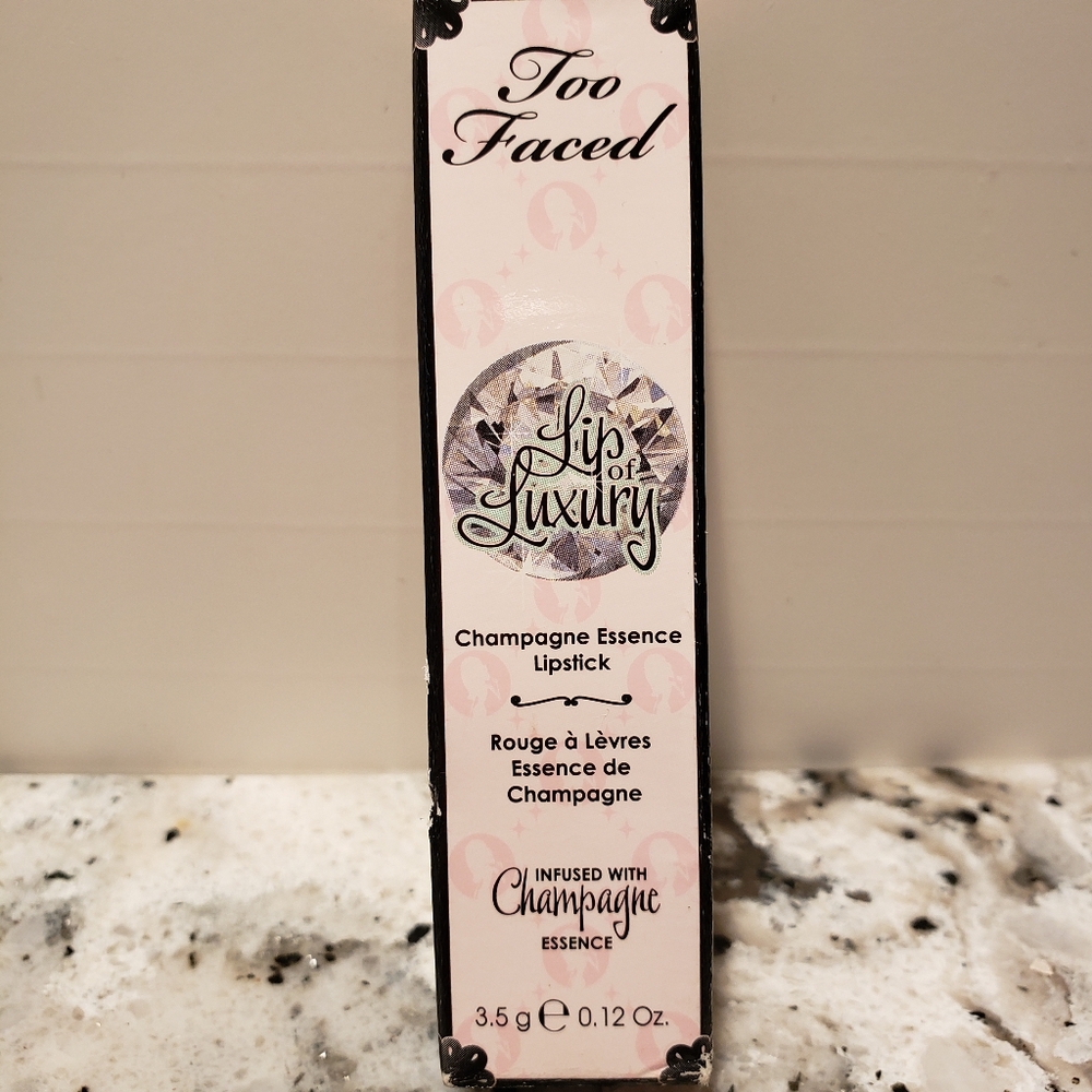 Two Faced frosty lipstick.